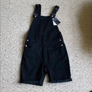 Black overalls